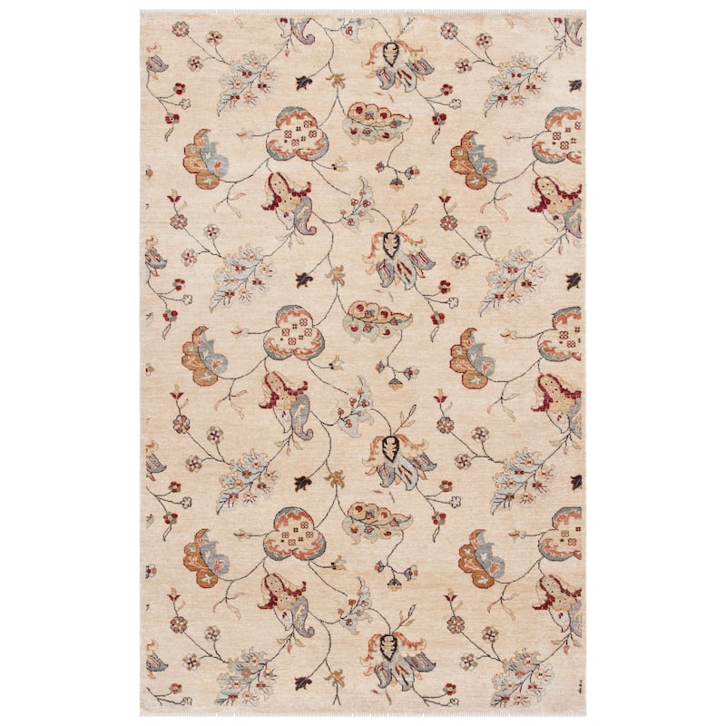 SAFAVIEH Hand-knotted Nordrun Olivia Traditional Oriental Wool Rug