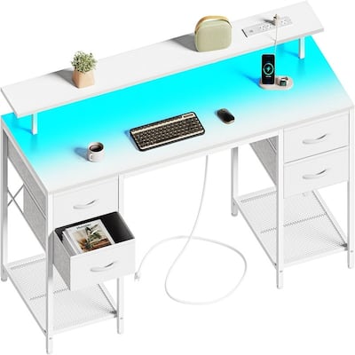 55 inch Computer Desk with 4 Drawers