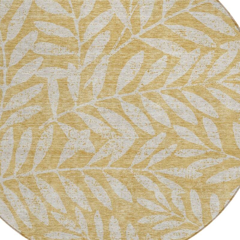 HomeRoots Floral Transitional Rectangle Outdoor Rug