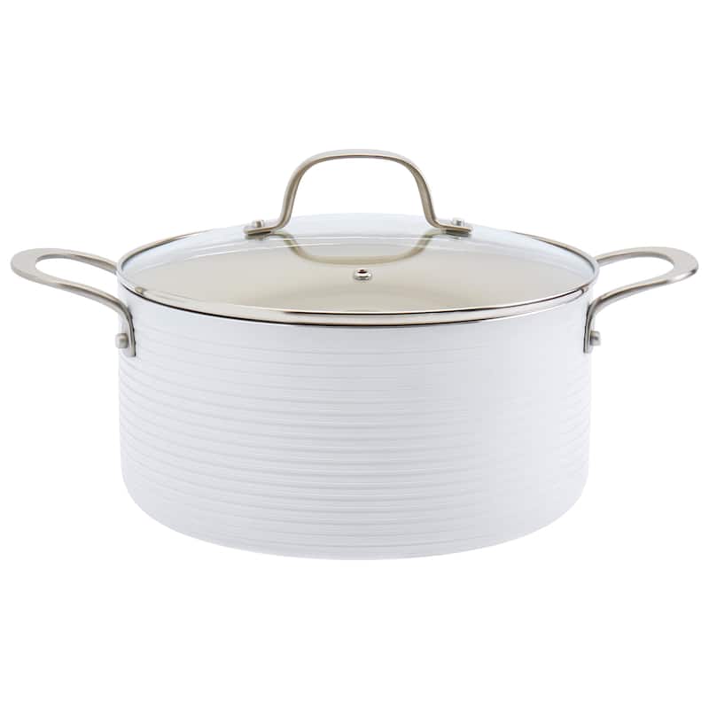 Denmark Hamilton 10-piece White Aluminum Cookware Set