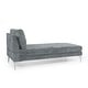 preview thumbnail 6 of 31, Beamon Contemporary Fabric Chaise Lounge by Christopher Knight Home - 69.00" L x 29.00" W x 30.00" H