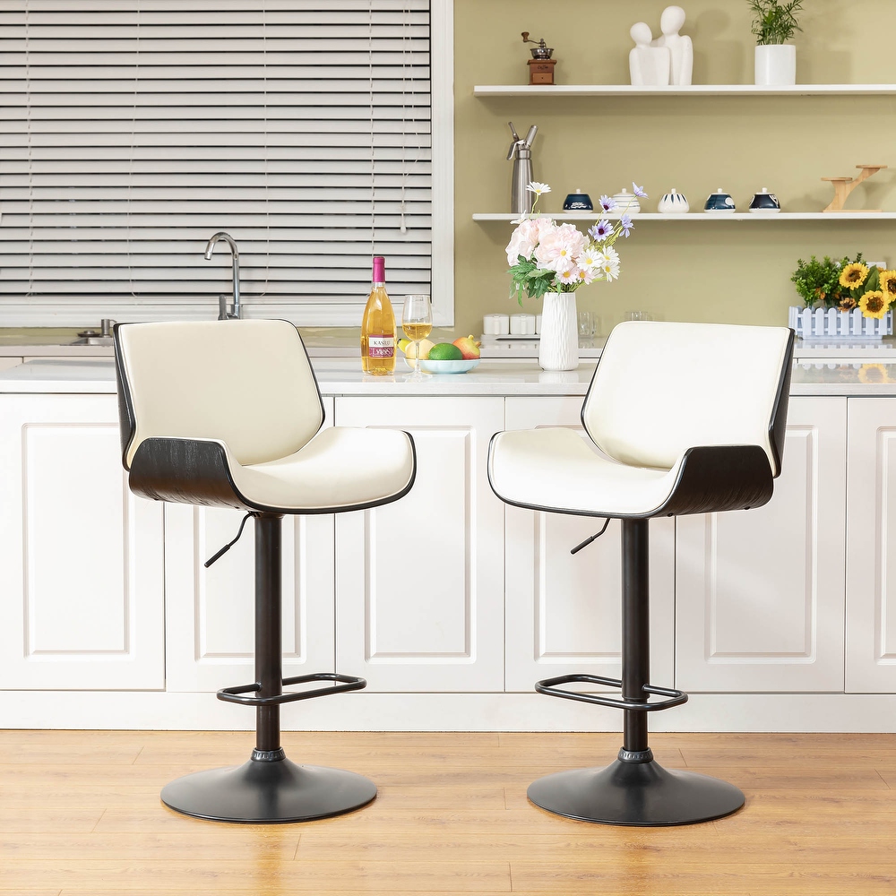 White With Arms Counter and Bar Stools Bed Bath Beyond