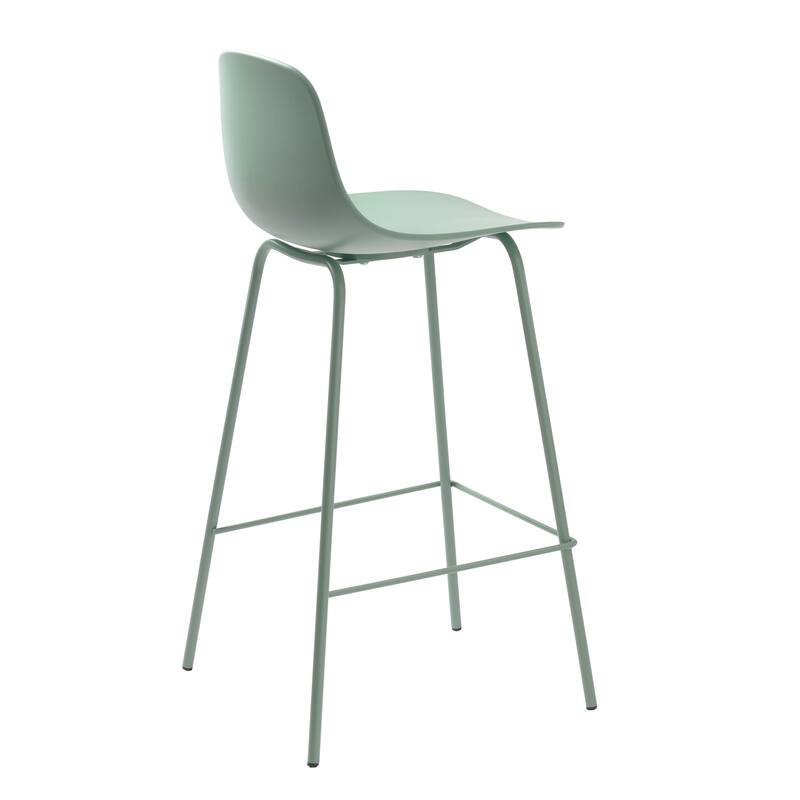 Rye Studio PVC Chairs with Matching Steel Legs, Set of 2