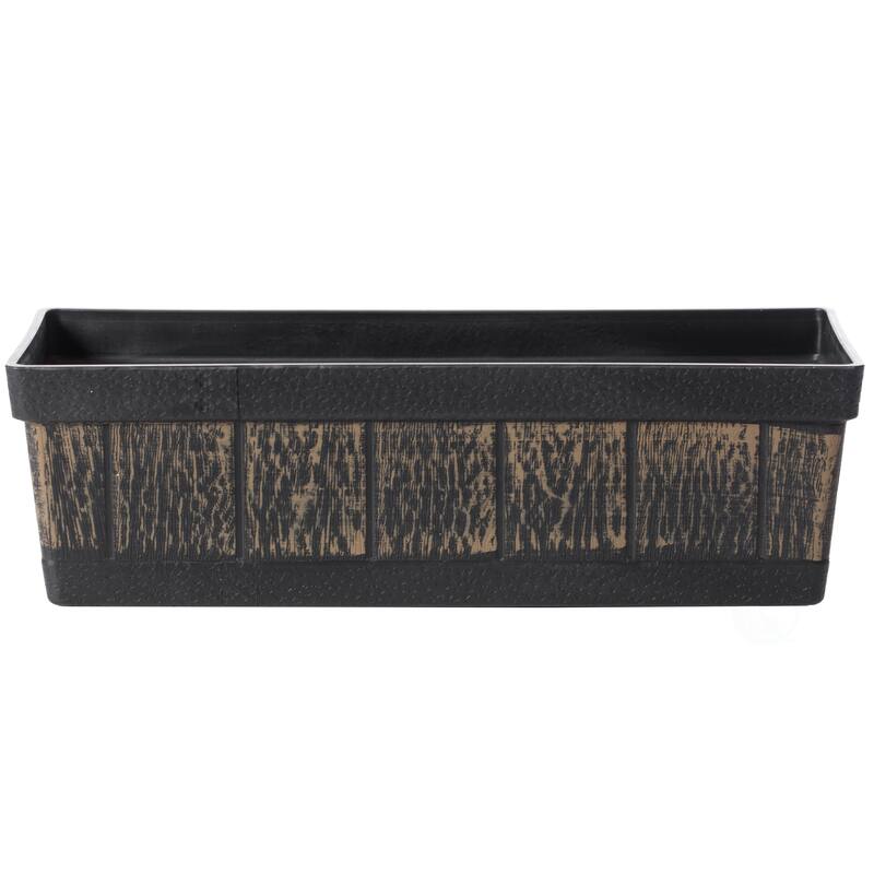 Outdoor Rectangle Planter Box, Vegetables or Flower Planting Pot