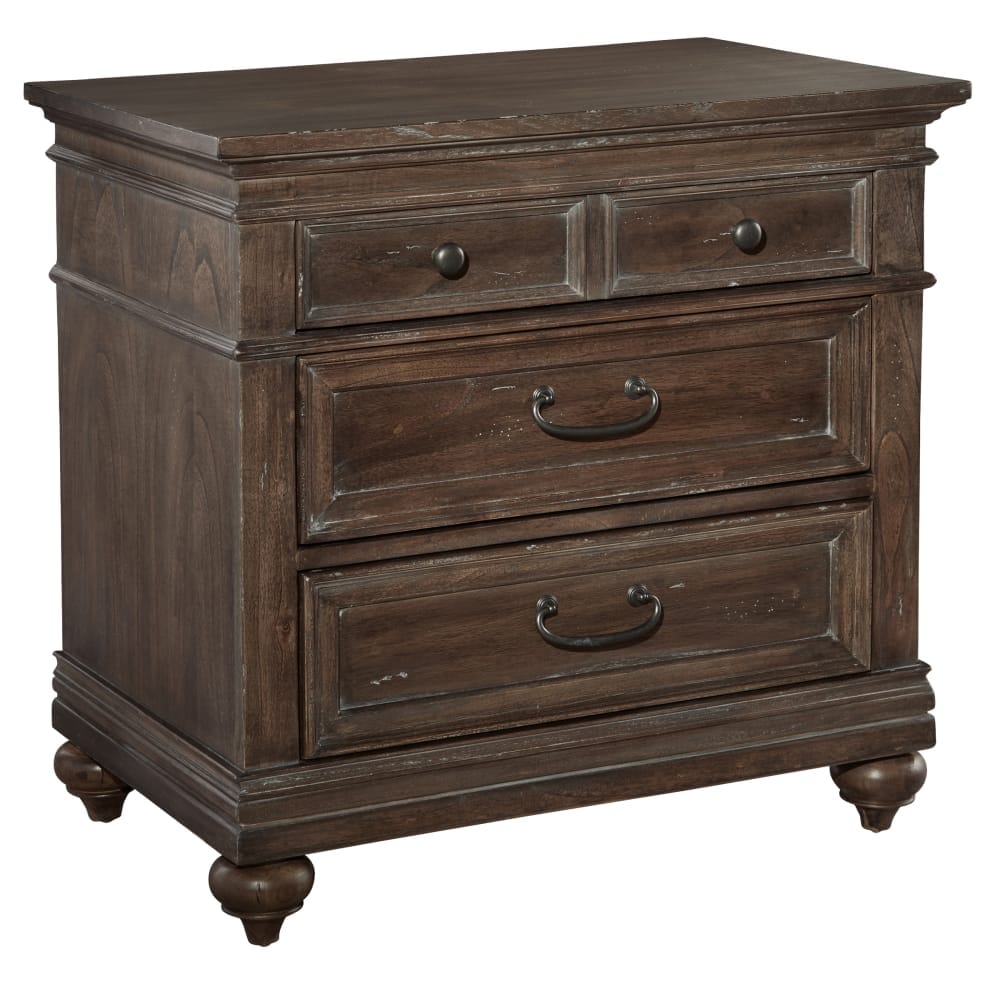 Shop Hekman 12263 Homestead 32 Inch Wide Wood Nightstand With Three Drawers Molasses Overstock 21166867