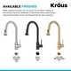 preview thumbnail 73 of 106, KRAUS Bolden 2-Function Single Handle Pulldown Kitchen Faucet