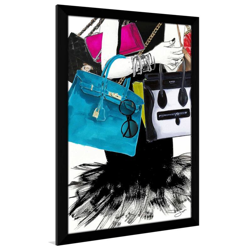 "My Bags Are Designer" by Jodi Print on Acrylic