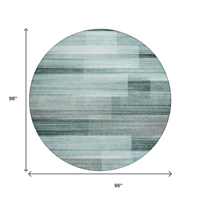 HomeRoots Striped Transitional Rectangle Outdoor Rug