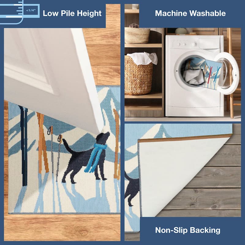 Liora Manne Esencia Downhill Dog Indoor/Outdoor Mat