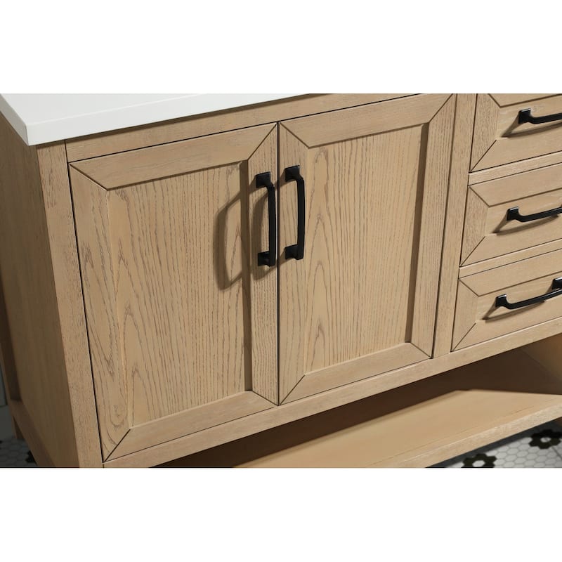 Ari Bath Venice 42" Bathroom Vanity Oak Gray Finish