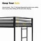 preview thumbnail 6 of 8, junior twin loft bunk black