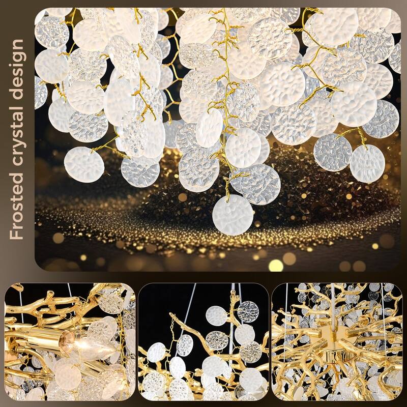 Tree Branch Chandelier Modern Crystal Chandelier Ceiling Hanging Light