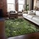 preview thumbnail 89 of 135, Machine Washable Indoor/ Outdoor Modern Floral Chantille Rug