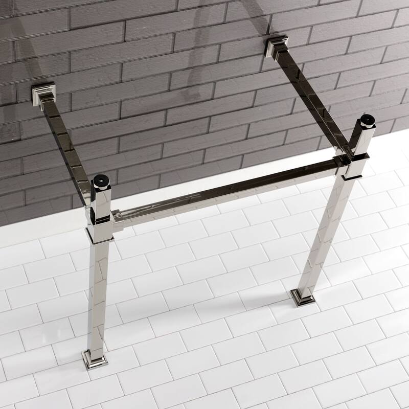 Kingston Brass Fauceture Stainless Steel Console Sink Legs