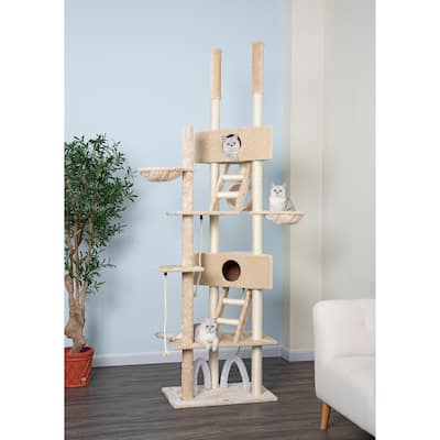 Go Pet Club Huge 106-inch Cat Tree House Scratcher