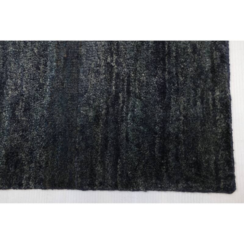 ECARPETGALLERY Hand-knotted Kashkuli Gabbeh Navy Wool Rug - 5'4 x 7'7