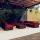 Option Brown/Cinnamon red 10 x Seat cushion