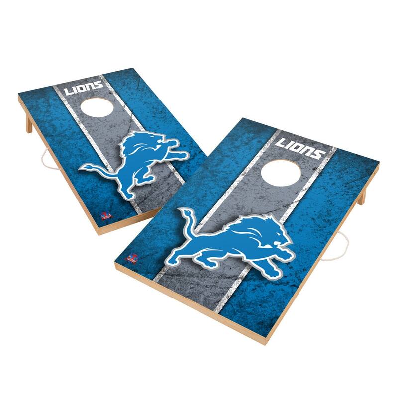 Vintage Detroit Lions NFL 2x4 Tailgate Cornhole Boards - NO Accessories