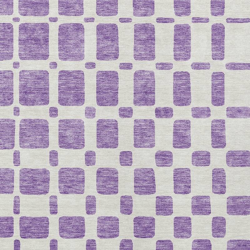 HomeRoots Geometric Transitional Rectangle Outdoor Rug