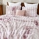 preview thumbnail 8 of 34, Wonderful Luxurious Imitation Fur Comforter Set Tie-Dye Fluffy Bubble