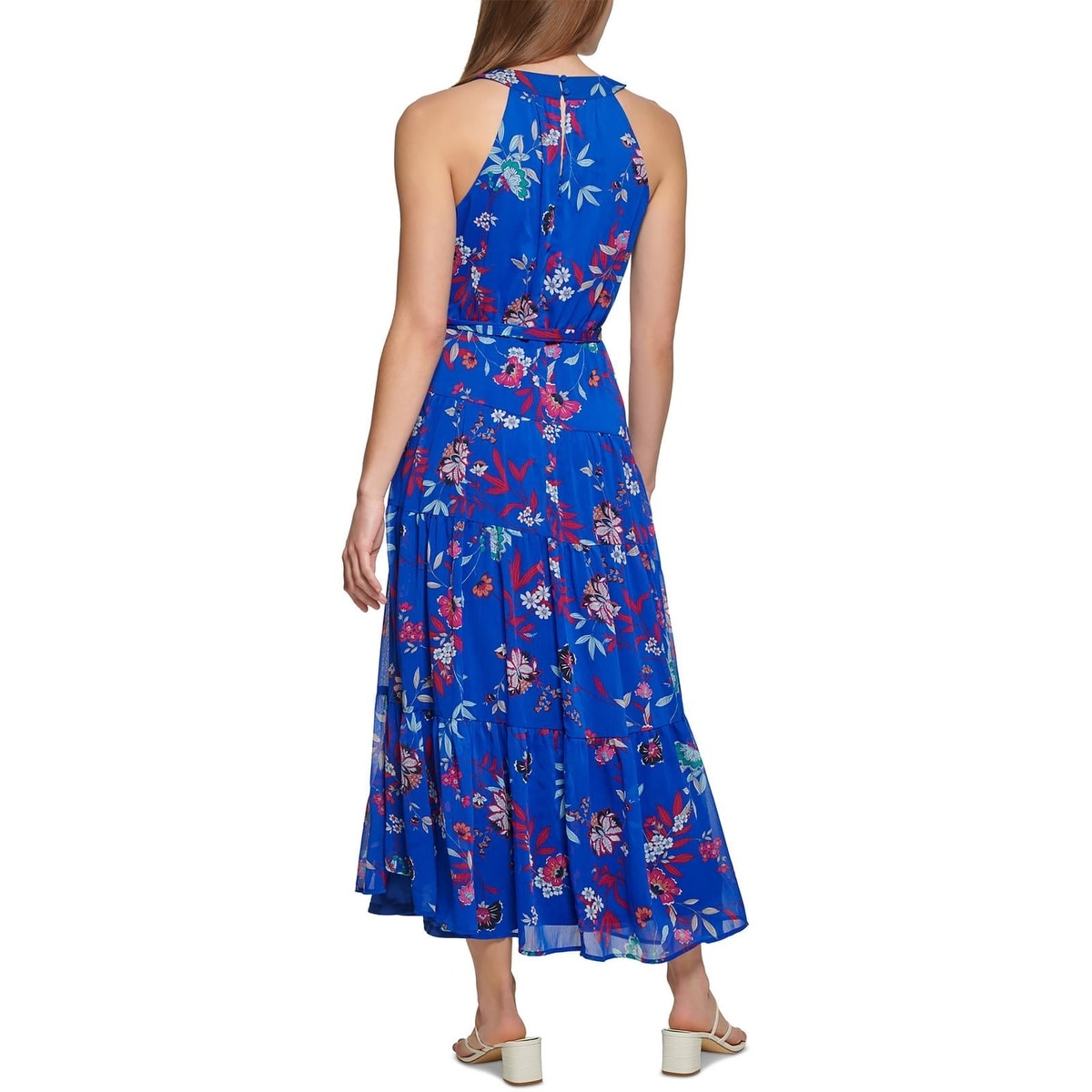 calvin klein blue dress with flowers Interview with the Vampire main image 1