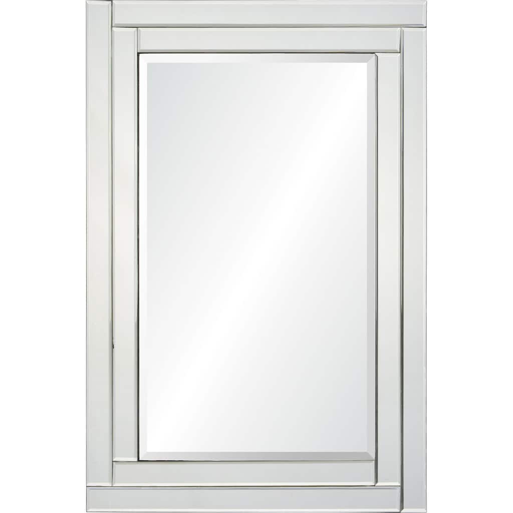 35" Clear Framed Rectangular Wall Mirror