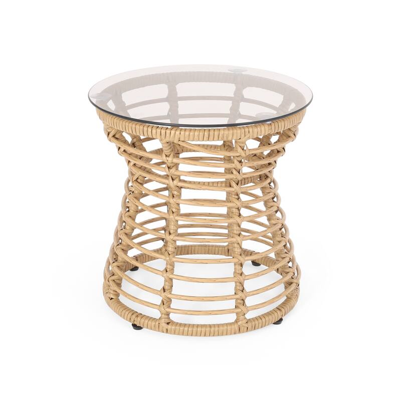 SAN PEDRO SIDE table - Light Brown