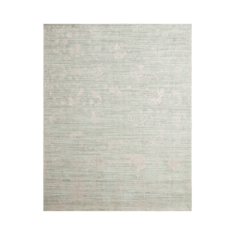 Hand Knotted 100% Wool Modern & Contemporary Oriental Area Rug Beige - 8' 1'' x 9' 9''