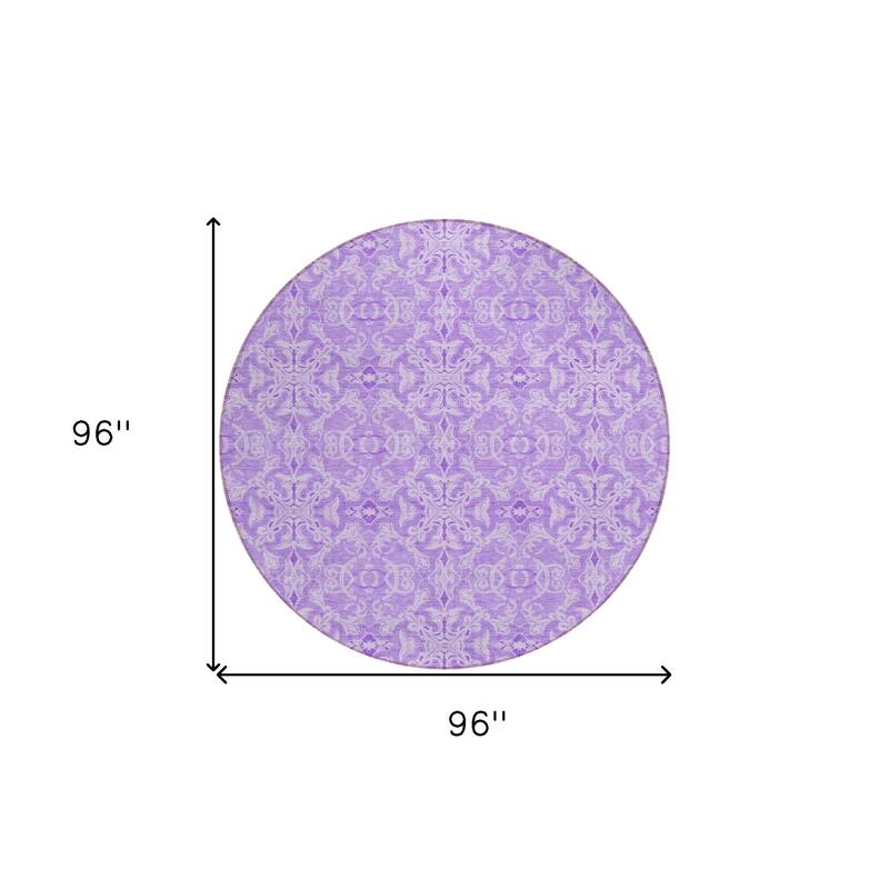 HomeRoots Medallion Transitional Rectangle Outdoor Rug