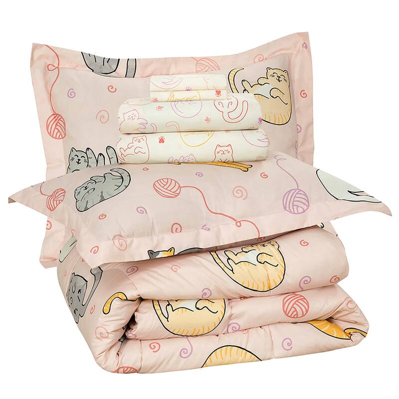 Kidz Mix Sleepy Cats Bed in a Bag