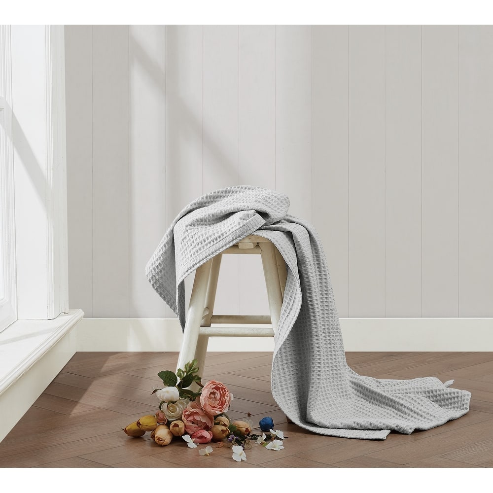 The Farmhouse by Rachel Ashwell Cotton Waffle Blanket and Throw