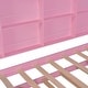 preview thumbnail 27 of 37, Modern Wooden House Bed Frame, Storage Shelves and Roof, Montessori Platform Bed for Kids Teen