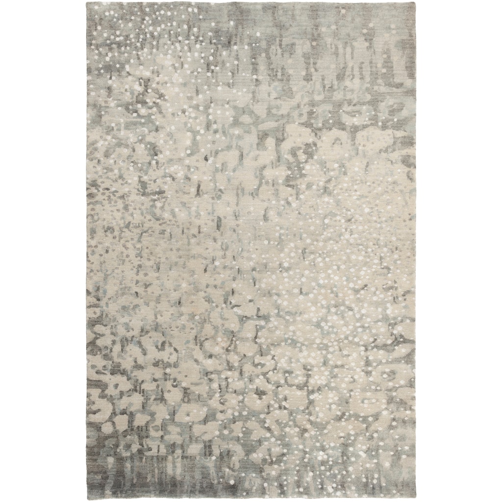 Hand-Knotted Giana Abstract Wool Area Rug - 9' x 13'