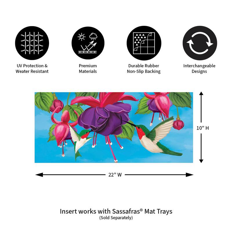 22 in. x 10 in. Hummingbirds Sassafras Switch Mat
