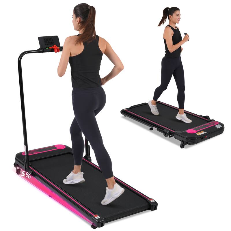 2.5HP Portable Foldable with Incline, Folding Treadmills for Home Electric Treadmill for Running Walking Jogging Exercise