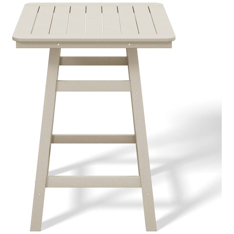 Laguna Hdpe All Weather Outdoor Patio 30" Square Counter Bistro Table