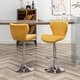 preview thumbnail 22 of 75, Roundhill Furniture Ellston Upholstered Adjustable Swivel Barstools, Set of 2