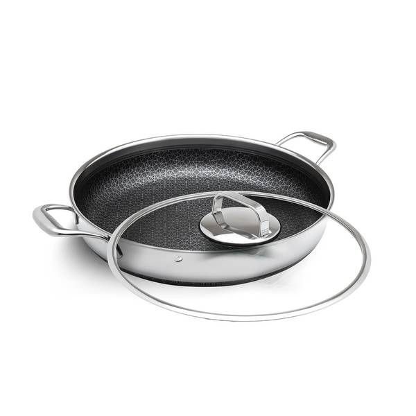 Anolon X Hybrid Nonstick Induction Frying Pan With Helper Handle