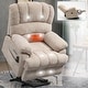preview thumbnail 11 of 13, Chenille Power Lift Recliner Chair with Vibration Massage and Heating Beige