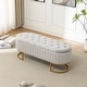 preview thumbnail 89 of 120, Velvet Storage Bench for Bedroom