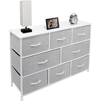 Dresser w/ 8 Drawers Furniture Storage Chest for Clothing Organization
