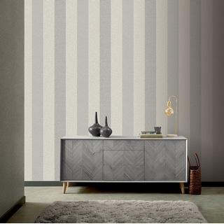 Shop For Arthouse Linen Stripe Grey Wallpaper Get Free Delivery On Everything At Overstock Your Online Home Improvement Destination Get 5 In Rewards With Club O 32863053 This relaxed wallpaper adds texture to the walls and coordinates beautifully with most decorative schemes, from traditional to. overstock com