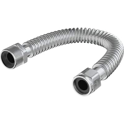 PROFLO 3/4" FIP x Sweat 18SS COR Water Heater Connector