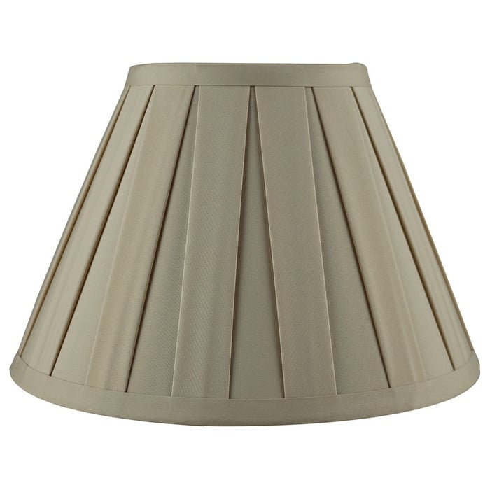 Empire Box Pleat Lamp Shade, 5" Top, 10" Bottom, 7" Slant