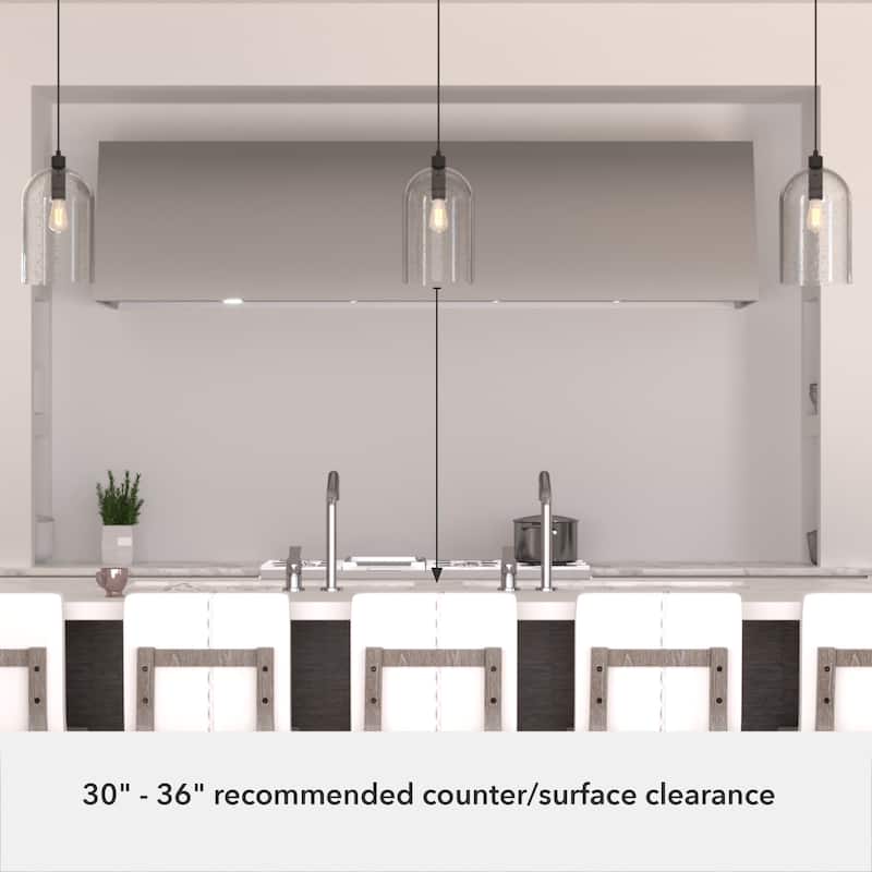 Hunter 16" Lochemeade 1-Light Pendant - Kitchen Island, Dining Room, Bedroom - Modern Farmhouse, Contemporary, Industrial