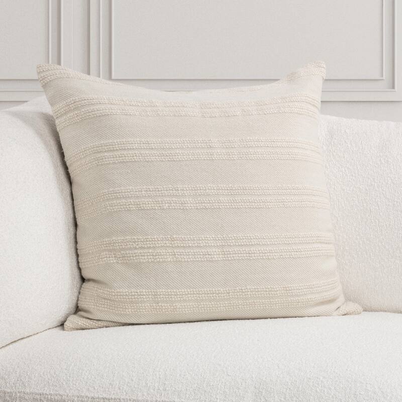 Villa by Classic Home York Wool Fabric Throw Pillow