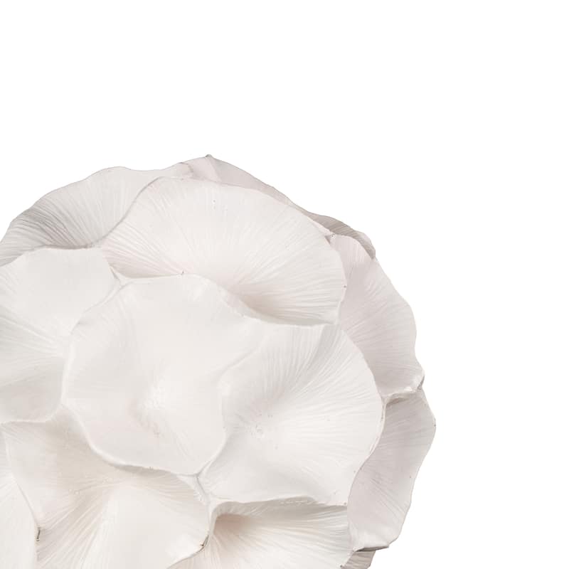 Resin Decorative Orbs & Vase Filler with Varying Sizes - Set of 3 Gold or White - Roche River Decor