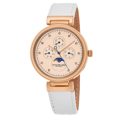 Stuhrling Original Selene 674 Quartz 39mm Classic - White
