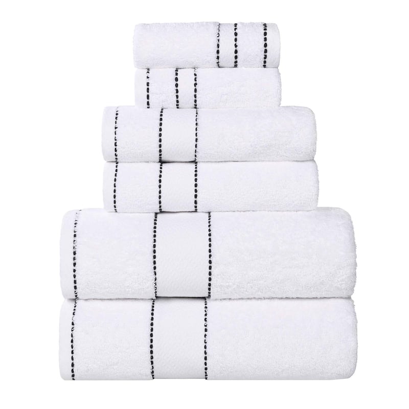 Superior Niles Cotton Ultra-Plush Absorbent 6 Piece Towel Set