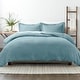 preview thumbnail 56 of 98, Soft Essentials Oversized 3-piece Microfiber Duvet Cover Set Ocean - King - Cal King